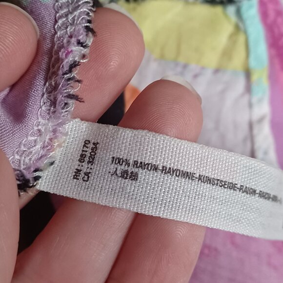 Intimately Free People Sundress Womens X Small Mini Artsy Flowy Abstract - Picture 8 of 8